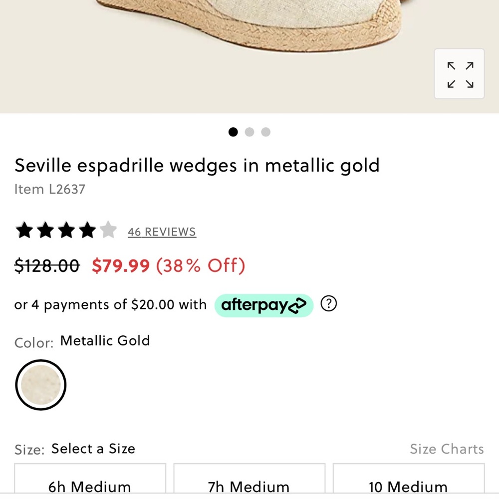 JCrew wedges